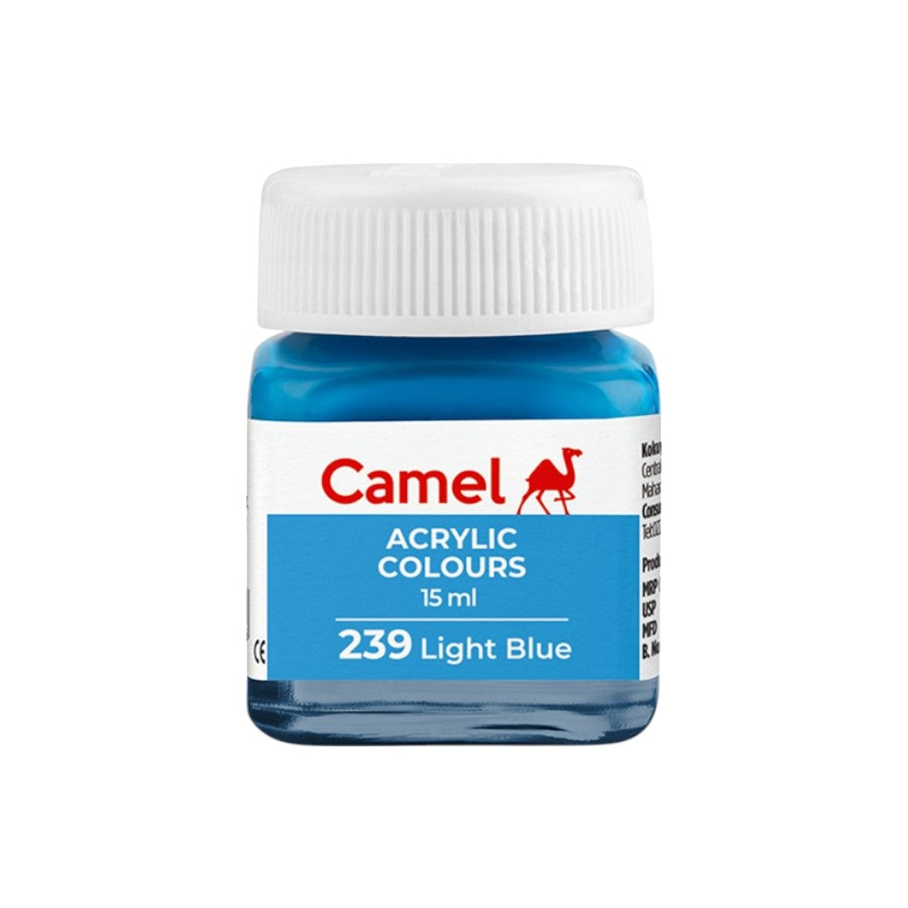 Camel Fabrica Acrylic Colours Ultra (Loose Colours) 15ml - Light Blue
